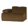 Mojo 1-seater element arm left velvet honey yellow