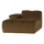 Mojo chaise longue element left velvet honey yellow