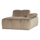 Mojo chaise longue élément droite velours khaki