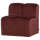 Mojo banc à manger 84 cm dossier velours brun châtain
