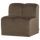 Mojo banc à manger 84 cm avec dossier velours taupe