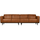 Statement 4-zits bank 280 cm ecoleer cognac