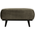 Statement hocker velvet warm groen