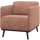 Statement fauteuil met arm terra melange