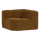 Mojo corner element straight rib fabric honey yellow