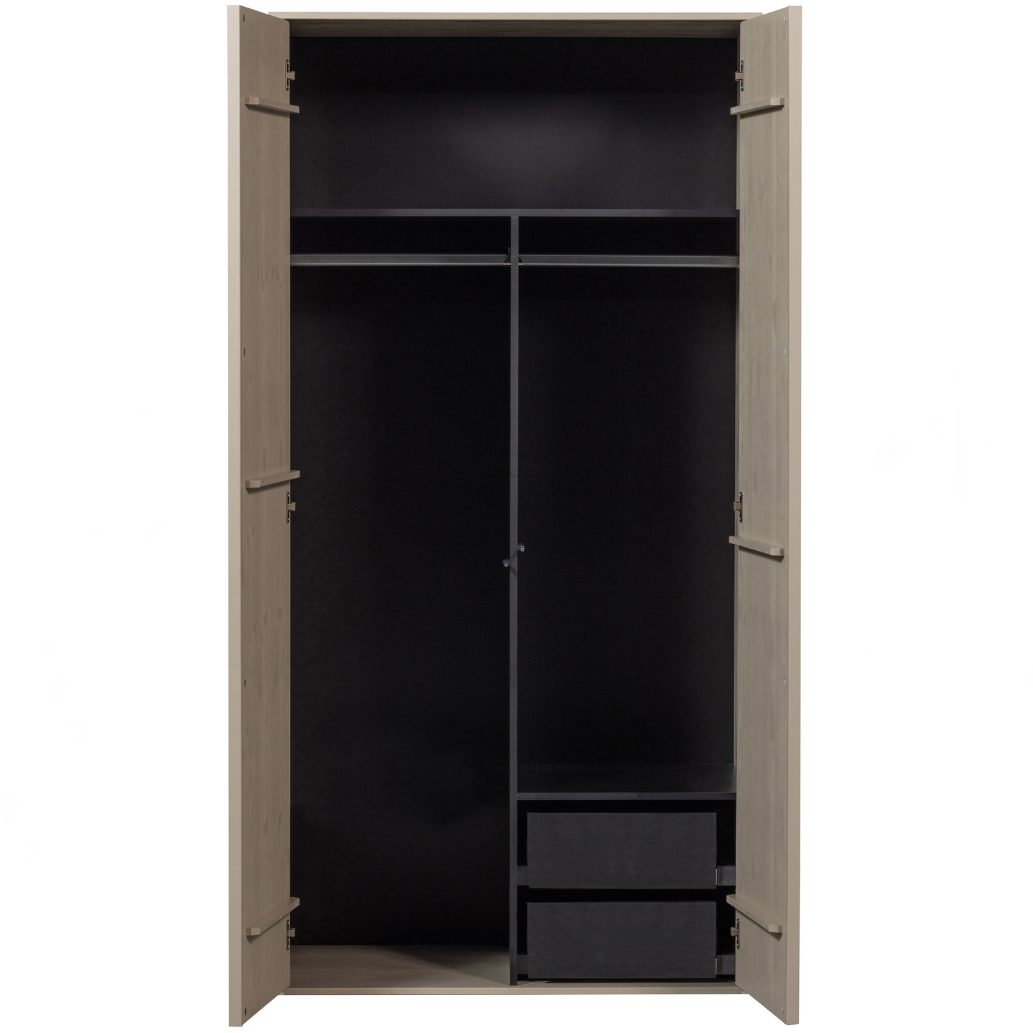 Daily Closet double 200x100 cm pine dakargrau