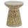 Fleck side table ø35x43 cm ceramic light brown melange
