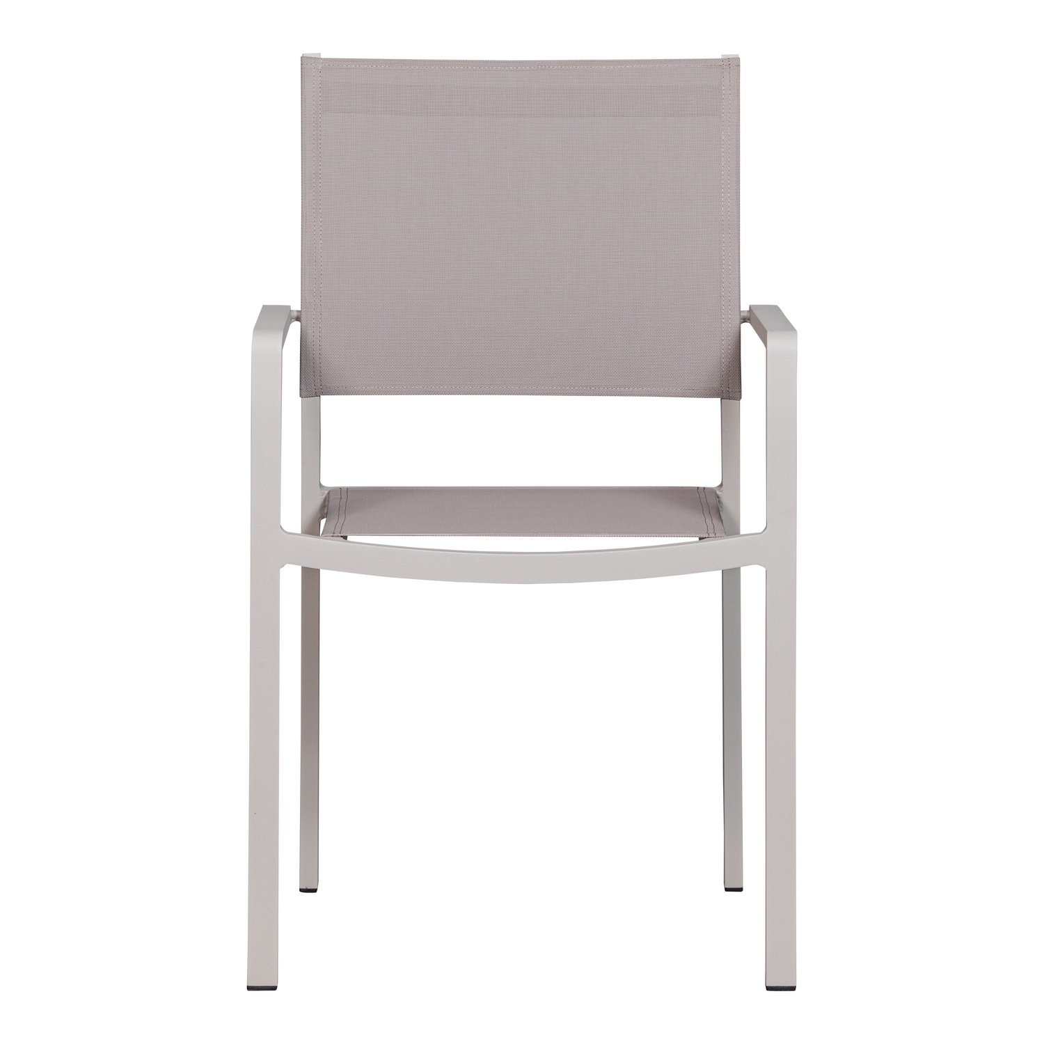Set van 2 aluminium tuinstoelen HWC-N38, armleuning buitenstoel, Olefin rope weave Touw ~ bruin Kussen donkergrijs