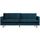 Rodeo classic 2,5-sitzer sofa velvet blau