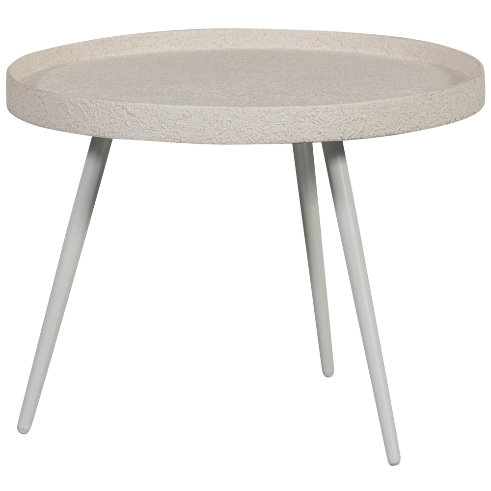 Housecraft Daven Bijzettafel Rond Hout Wit - Set van 2 | Leen Bakker Housecraft Daven Bijzettafel Rond Hout Wit - Set van 2 | Leen Bakker