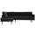Rodeo corner sofa left velvet anthracite