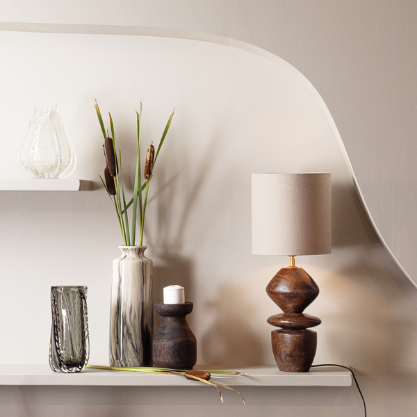 Crown vase en forme de main off white 24x18 cm