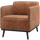 Statement fauteuil met arm chenille velvet terra