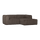 Bean chaise longue sofa right corduroy mud