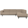 Statement canapé d angle droite bouclé beige