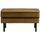 Rodeo hocker on legs velvet honey yellow