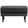 Rodeo hocker on legs velvet anthracite