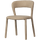 Noble chaise de salle à manger sable