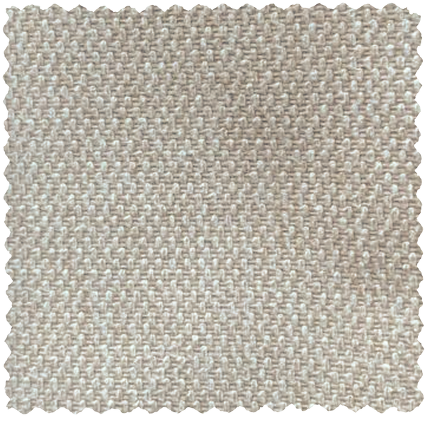 Serra fauteuil pivotant en tissu off white, détail de la matière