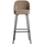 Vogue barstool 80 cm velvet khaki