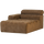 Novi chaise longue element arm links karamelbruin melange