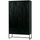 Silas 2-portes cabinet chendre brosse blacknight matt