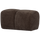 Mojo pouf 45x84x64 cm woven rib fabric brown