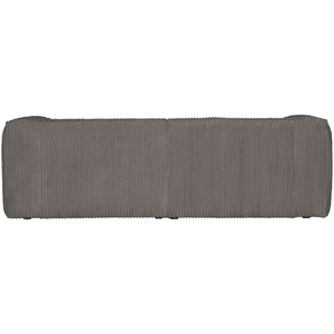 Bean 3,5-seater sofa rib fabric terrazzo, back view