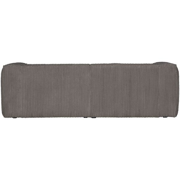 Bean 3,5-seater sofa rib fabric terrazzo, back view