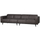 Statement 4-places 280 cm eco cuir gris foncé