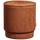 Pearl pouf mélange rust