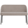Vogue banc à manger tissu tissé sable