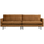 Rodeo classic canape 3-places velvet jaune miel