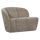 Mojo 2-seater bench left woven rib fabric dark sand