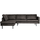 Rodeo corner sofa left ecoleather black