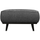 Statement pouf structure velvet mountain