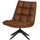 Jouke fauteuil cuir artificiel cognac