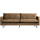 Rodeo classic 2,5-seater sofa velvet taupe
