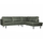 Rodeo canapé d angle a droite eco cuir army