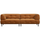 Lloyd 4-zits bank velvet kaneel