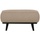 Statement pouf bouclé beige