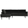 Rodeo canapé d angle e a gauche velvet anthracite