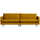 Rodeo classic canape 3-places velvet ocre