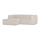 Bean chaise longue bank links ribstof naturel