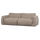 Baggy 2-seater woven fabric brown melange