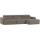 Novi chaise longue bank rechts grijs melange