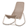Fauteuil à bascule de jardin sable