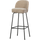Vogue barstool 80 cm 3D chenille sand