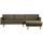 Rodeo chaise longue a droite structure velvet bonsaï