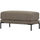 Couple pouf 50 cm taupe